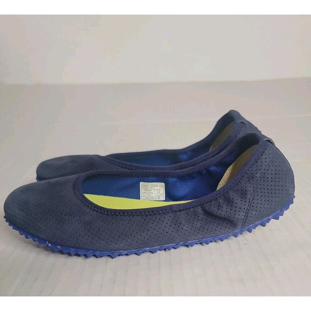 Plae Crosby Slip-on Slats SZ 8 Suede Ballerina Blue
